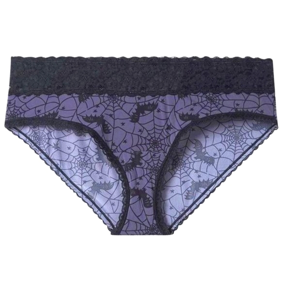 ❤️NWT VINTAGE TORRID PANTY BATS PRINT SEAMLESS MID-RISE HIPSTER - HALLOWEEN PLUS - Picture 7 of 11